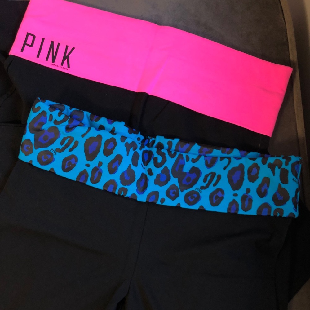 **VS PINK YOGA CAPRIS**